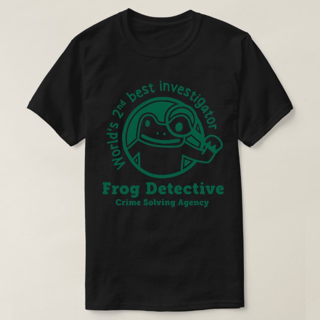 Camiseta Detetive sapo (Frente do Design)