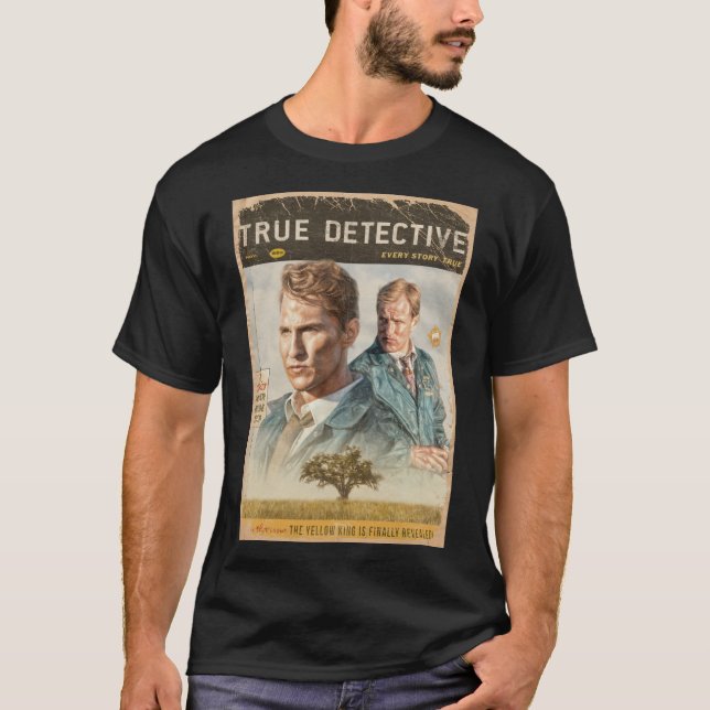 Camiseta Detetive Season 1 Poster (Frente)
