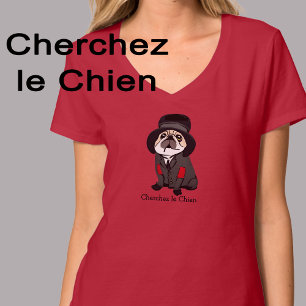 Camiseta Detetive Xerlock Pug Dog Lover Hobo Foto