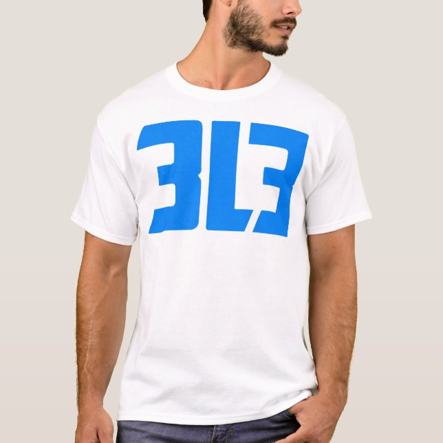 Camiseta Detroit 313 (Frente)