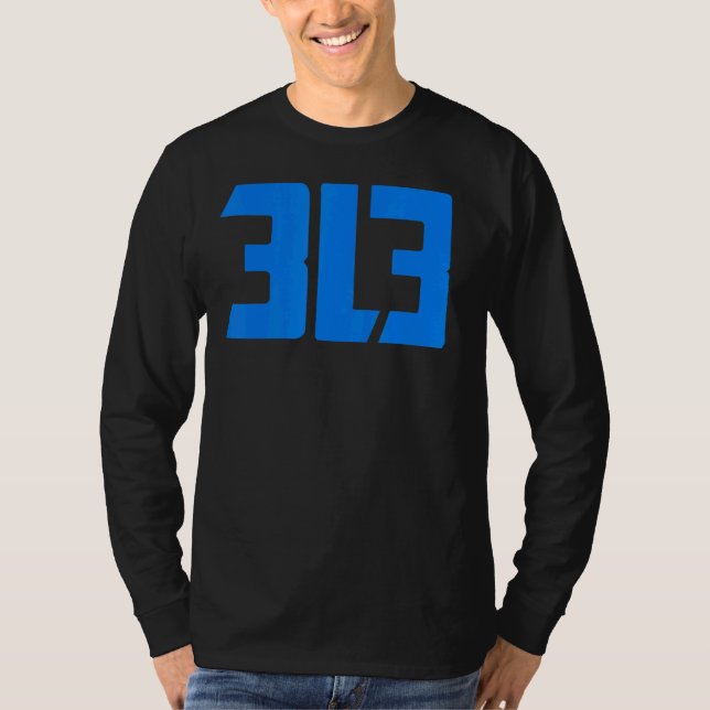 Camiseta Detroit 313 (Frente)