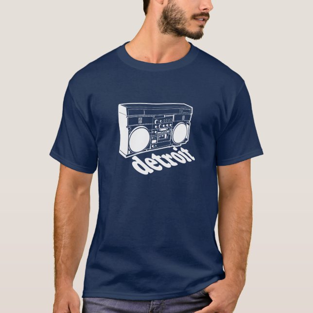 Camiseta Detroit Boombox (Frente)