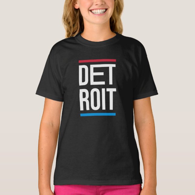 Camiseta Detroit city logo design (Frente)