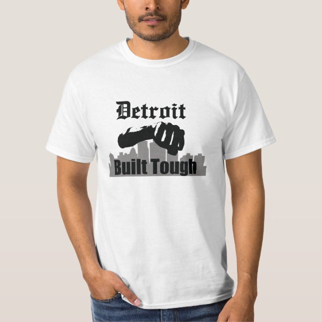 Camiseta Detroit construiu resistente (Frente)