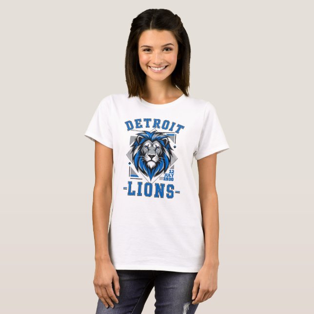 Camiseta Detroit Lions futebol (Frente Completa)