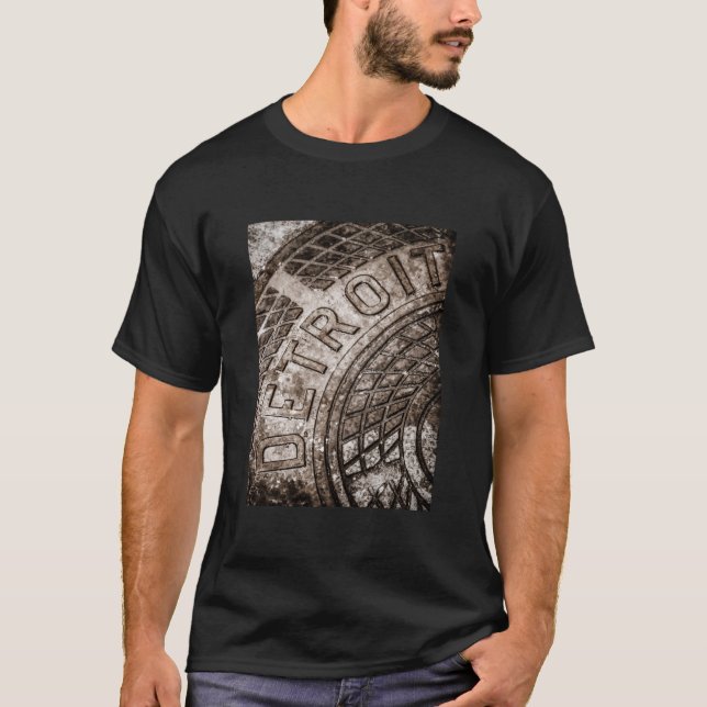 Camiseta Detroit Manhole Cover (Frente)