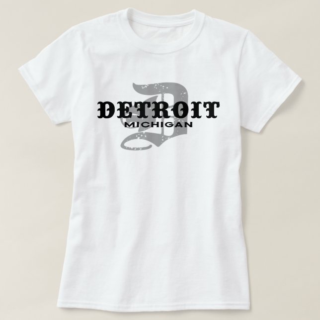 Camiseta Detroit Michigan (Frente do Design)