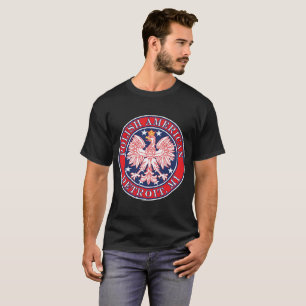 Camiseta Detroit Michigan Eagle polonês