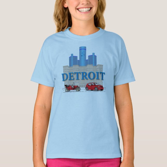 Camiseta Detroit Michigan Estados Unidos (Frente)