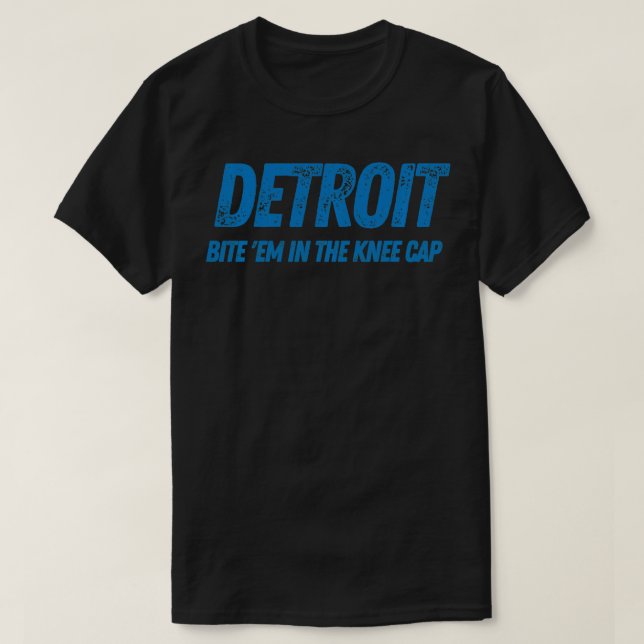 Camiseta Detroit Michigan Michigander Sunday Lion Knee Cap  (Frente do Design)