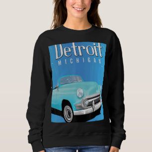 Camiseta Detroit Michigan Usa Cart Poster