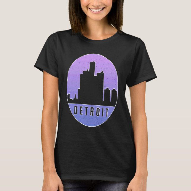 Camiseta Detroit Skyline 1 (Frente)