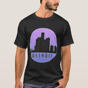 Camiseta Detroit Skyline 1