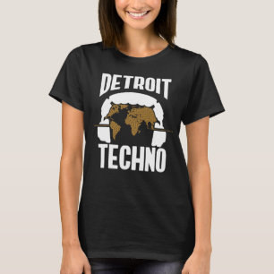 Camiseta Detroit Techno House Music Festival Synthpop EDM D