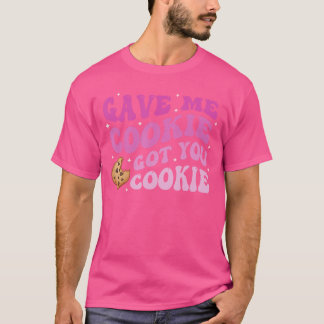 Camiseta Deu-me Biscoito Teve Você Biscoito menino