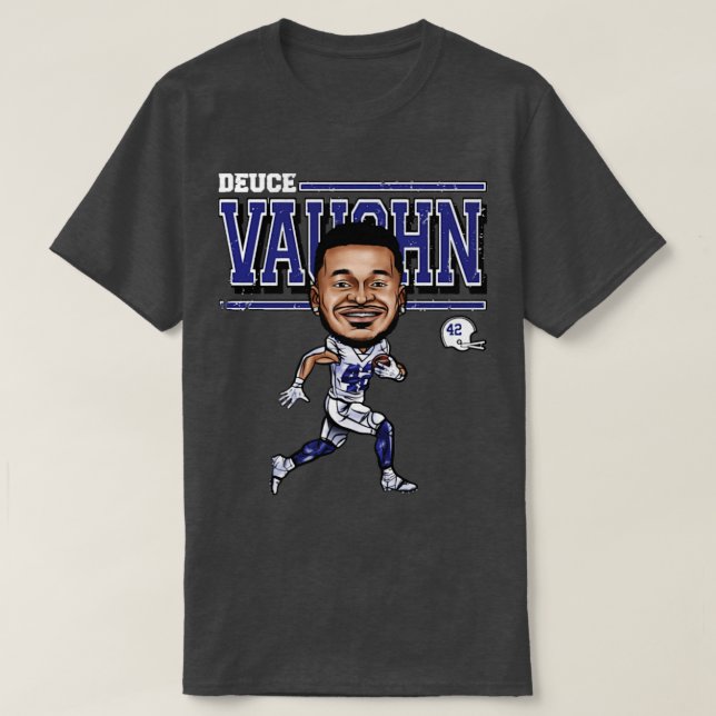 Camiseta Deuce Vaughn Dallas toon TShirt (Frente do Design)