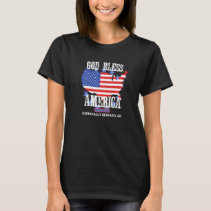 Camiseta Deus Abençoe a América Especialmente Seward AK Est