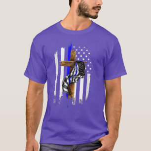 Camiseta Deus abençoe Azul