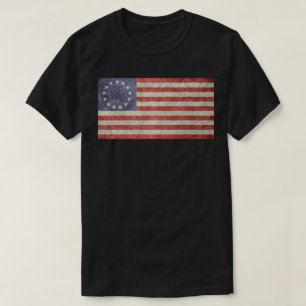 Camiseta deus abençoe de Rush Betsy Ross américo 1776