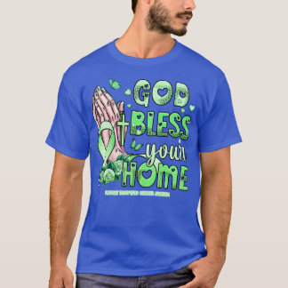 Camiseta Deus abençoe de Sensibilização para Doenças Sexual