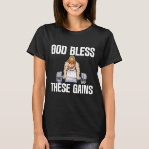 Camiseta Deus abençoe Destes Ganhos Na Construção De Pormen