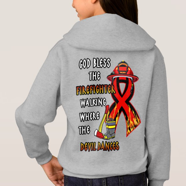 Camiseta Deus abençoe do Bombeiro (Verso)