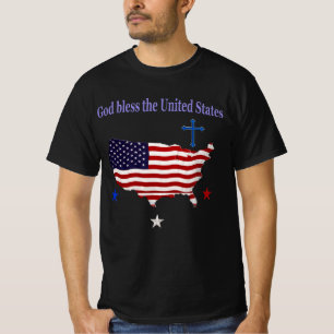 Camiseta Deus abençoe dos EUA