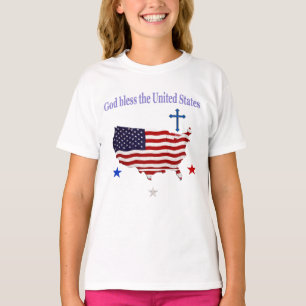 Camiseta Deus abençoe dos EUA