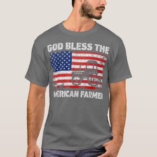 Camiseta Deus abençoe Dos Tratores De Fazendas Do Agriculto