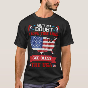 CAMISETA DEUS ABENÇOE EUA