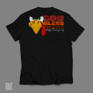 Camiseta Deus abençoe Merica Feliz Natal Turquia