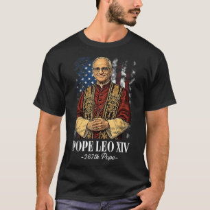 Camiseta Deus abençoe Novo Papa Leo Xiv Igreja Católica Fé