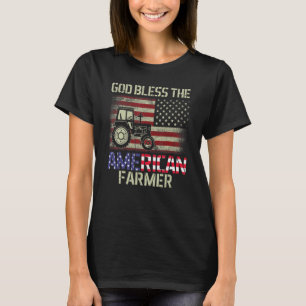 Camiseta Deus abençoe O Agricultor Americano