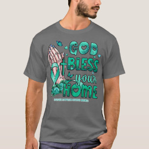 Camiseta Deus abençoe Obsessivo de Sensibilização Compulsiv