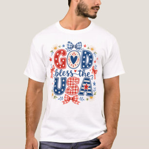 Camiseta Deus abençoe os EUA