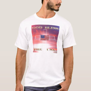 Camiseta Deus abençoe os EUA