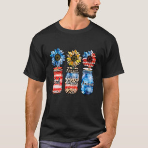 Camiseta Deus Abençoou A América, Bandeira Patriótica Dos E
