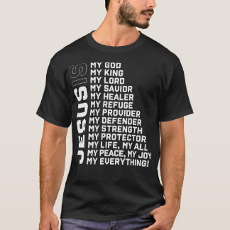 Camiseta Deus Acredite Dar a Jesus Cristo Senhor Cristão Je