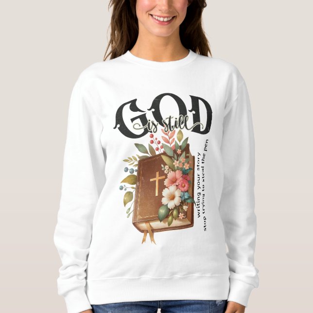 Camiseta Deus ainda está escrevendo sua história  (Frente)