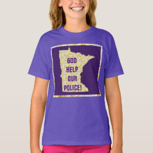 CAMISETA DEUS AJUDE NOSSA POLÍCIA!
