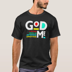 Camiseta Deus Ama Curas Defende Homens Cristãos Perdoados