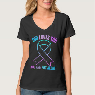 Camiseta Deus Ama Que Você Não Está Sozinha Jesus Sobrevive