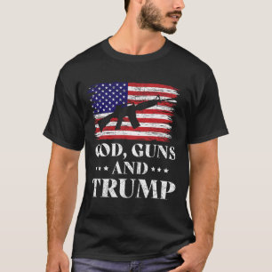 Camiseta Deus Armas e Trump