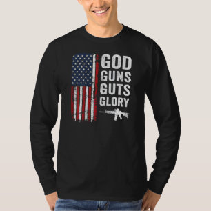 Camiseta Deus Armas Glória Patriótica Cristã Pro Gun U