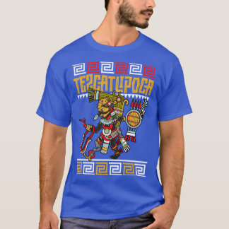 Camiseta Deus asteca da noite Tezcatlipoca