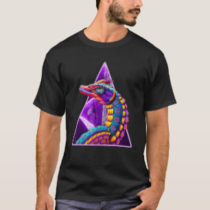 Camiseta Deus Asteca Quetzalcoatl Cobra Dragão Inca Maia