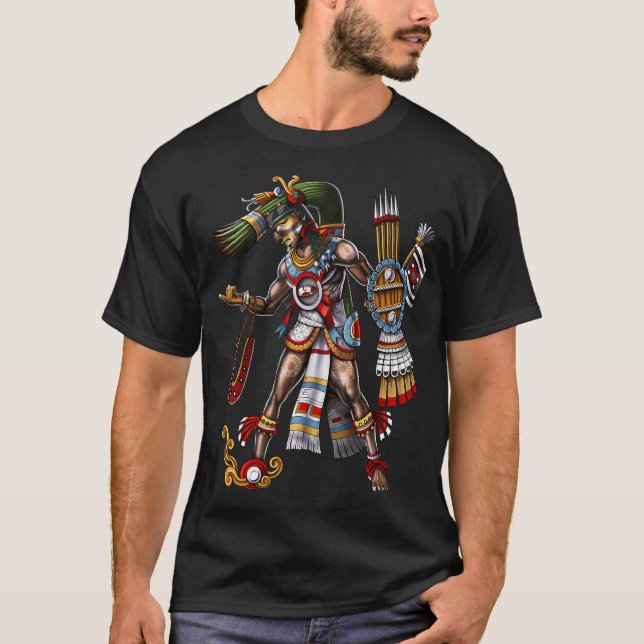 Camiseta Deus Asteca Tezcatlipoca (Frente)