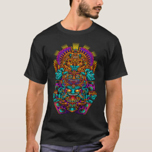 Camiseta DEUS AZTEC DE MÚSICA Rock House EDM Dance P