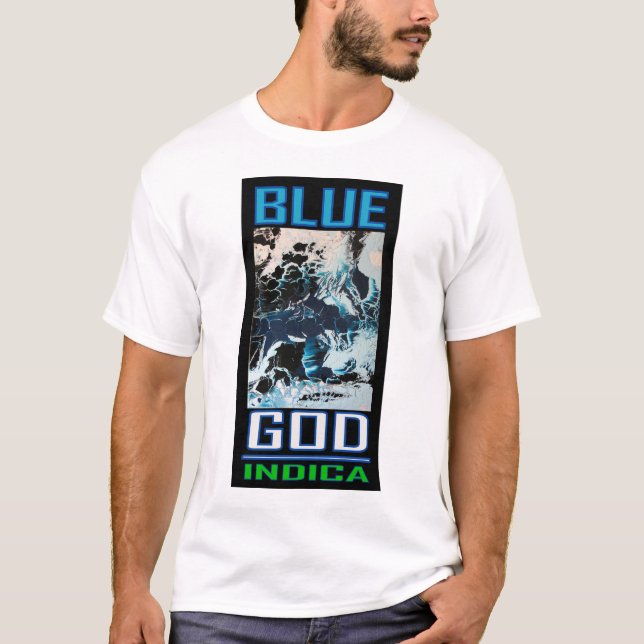 CAMISETA DEUS AZUL INDICA (Frente)