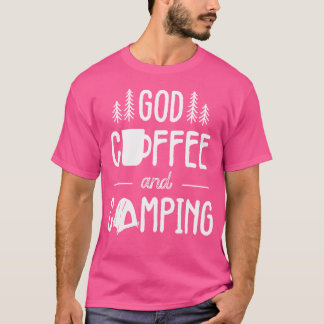Camiseta Deus Café E Presentes Homens Mulheres Cristo